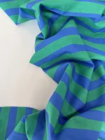 полоска сине-зеленый хлопок premier fabric