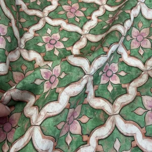 зеленые ромбы premier fabric