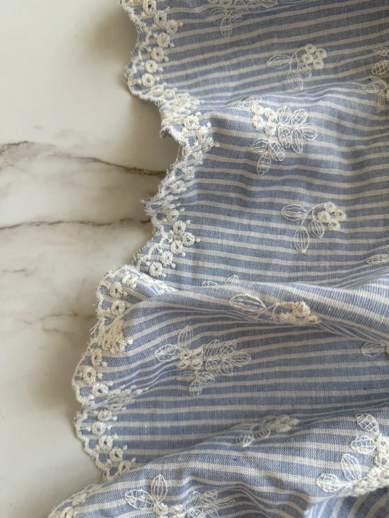 хлопковая ткань с вышивкой premier fabric