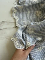 хлопковая ткань с вышивкой premier fabric