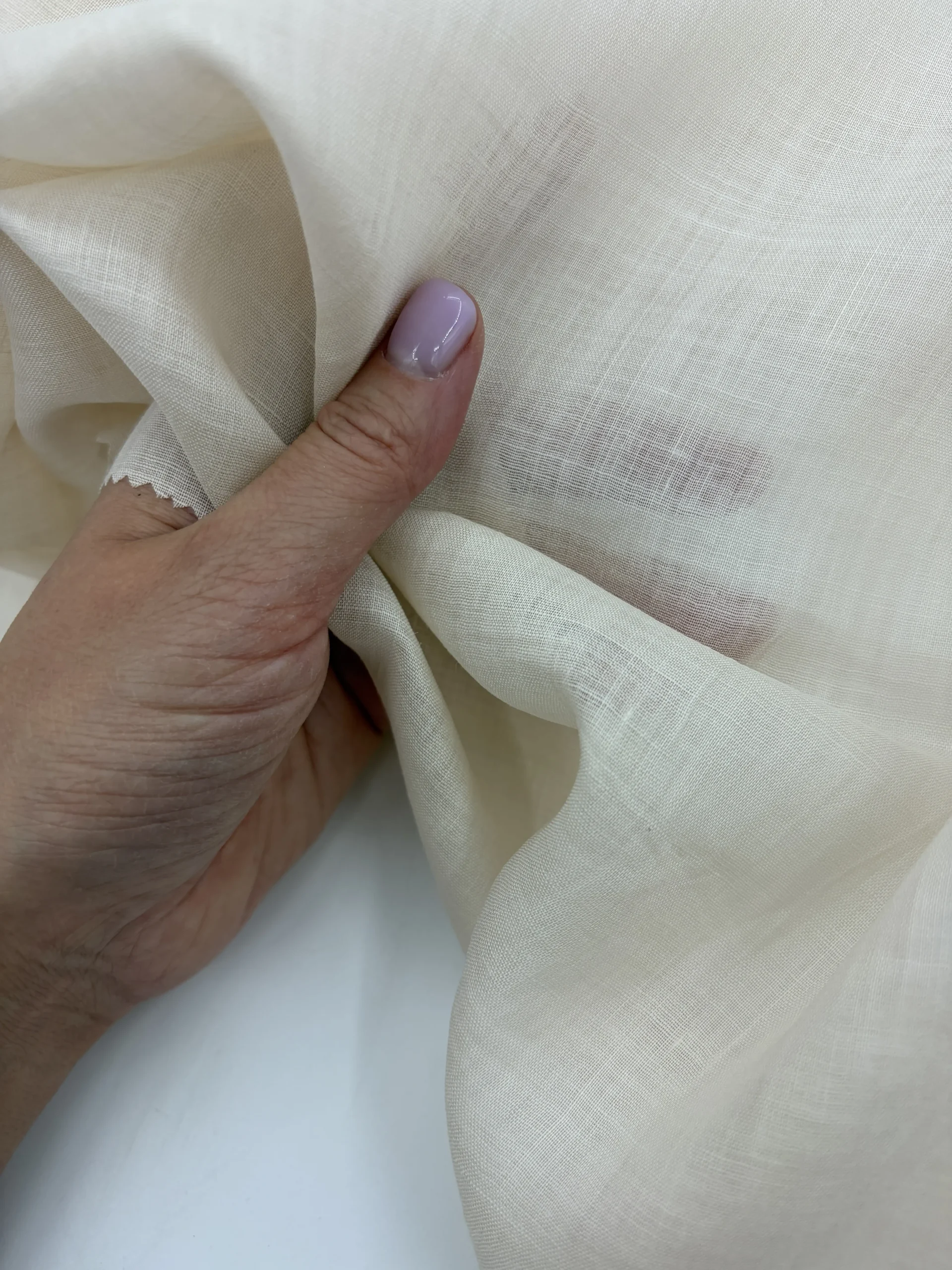 крапива батист сливочный premier fabric
