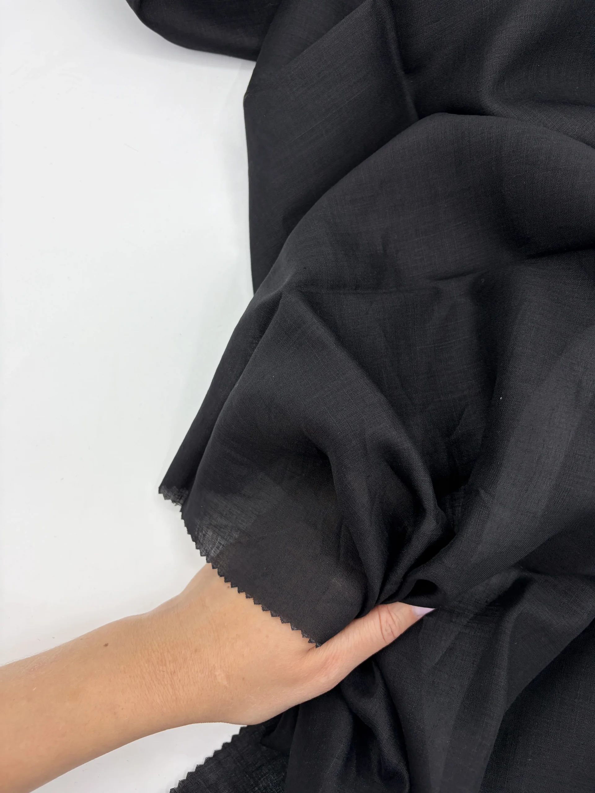 крапива батист черный premier fabric