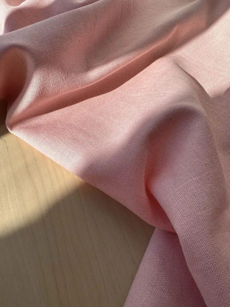лён с вискозой, цвет розовый зефир premier fabric