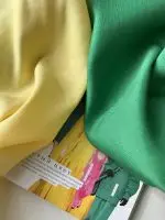 лен с вискозой "лимонный" premier fabric