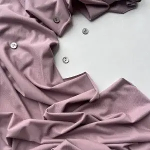 кулирная гладь из модала пыльно-розовый premier fabric